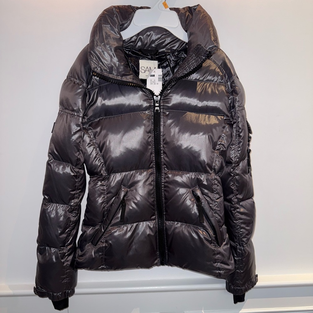 SAM. Glossy Black Jacket